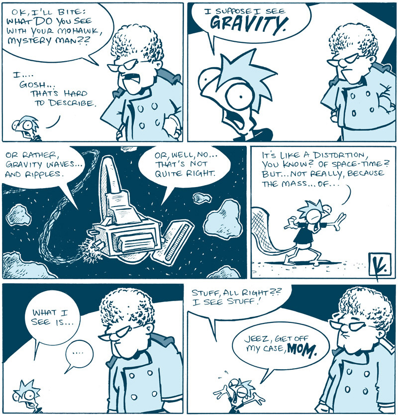 Illustration for article titled “Drive” is a goofy webcomic war over an interstellar engine